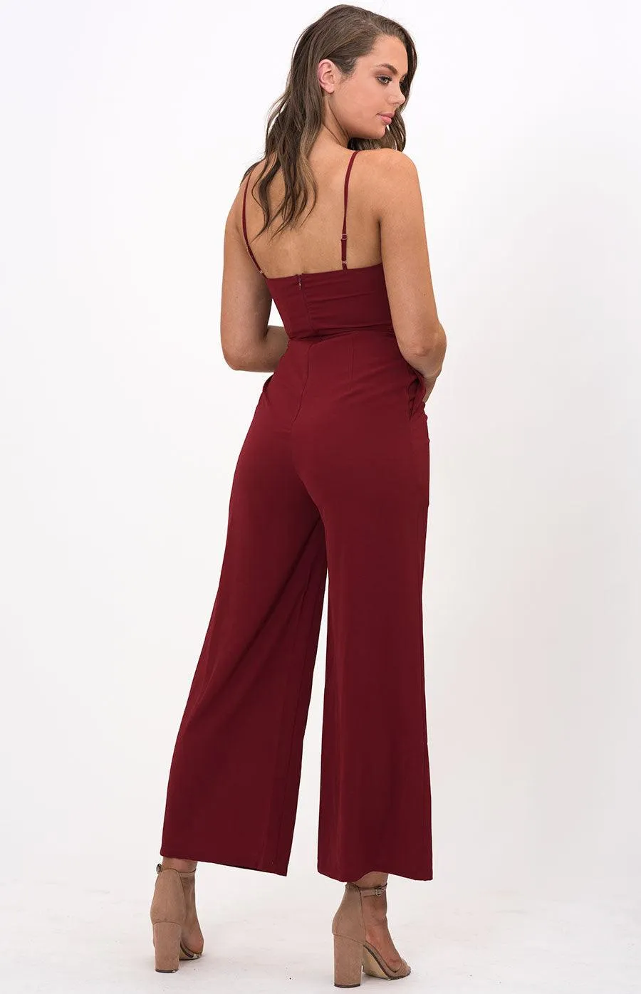 Sandstom Jumpsuit - Burgundy