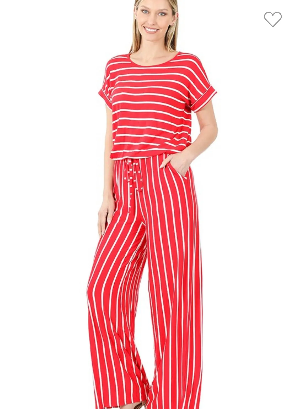 Stripe Jumpsuit