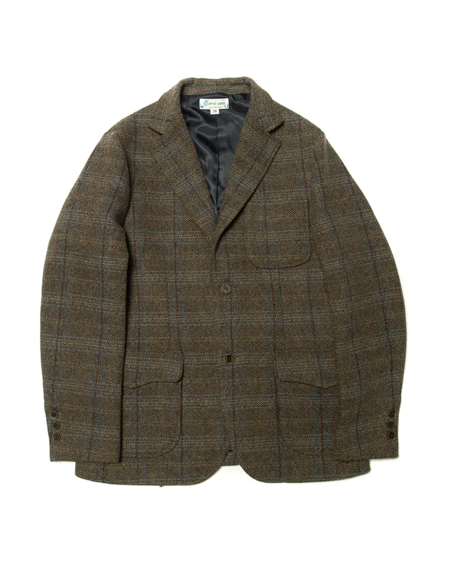 Tartan Shooting Blazer Grey