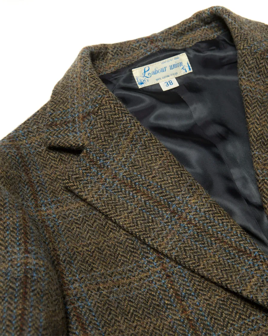 Tartan Shooting Blazer Grey