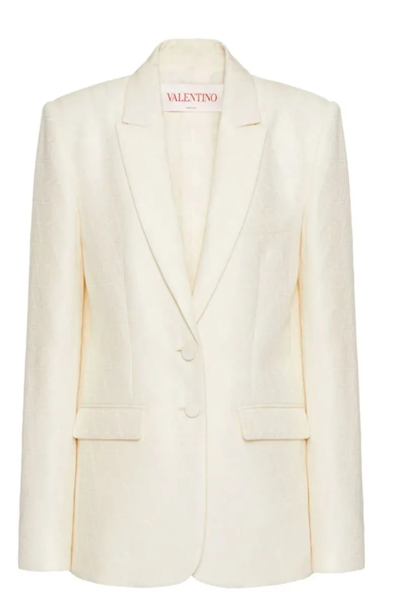 TOILE ICONOGRAPHE SINGLE-BREASTED BLAZER